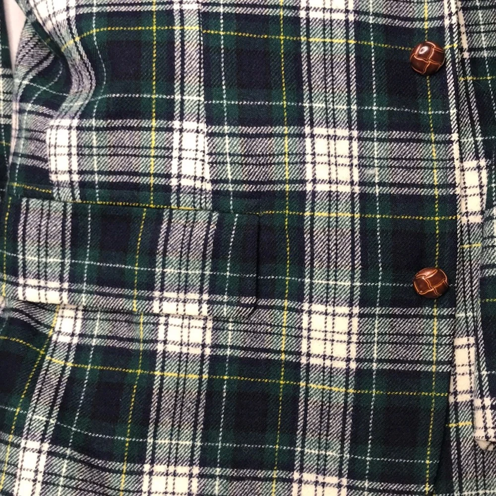 Vintage Pendleton Plaid‎ Blazer